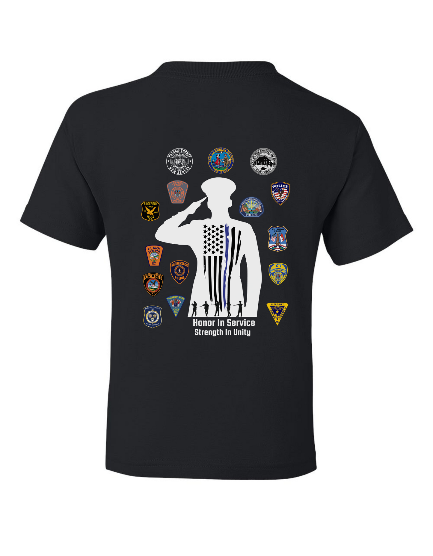Bergen County Police Academy Youth Short Sleeve T-Shirt