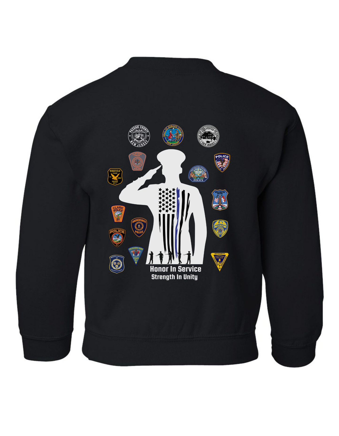 Bergen County Police Academy Youth Crewneck