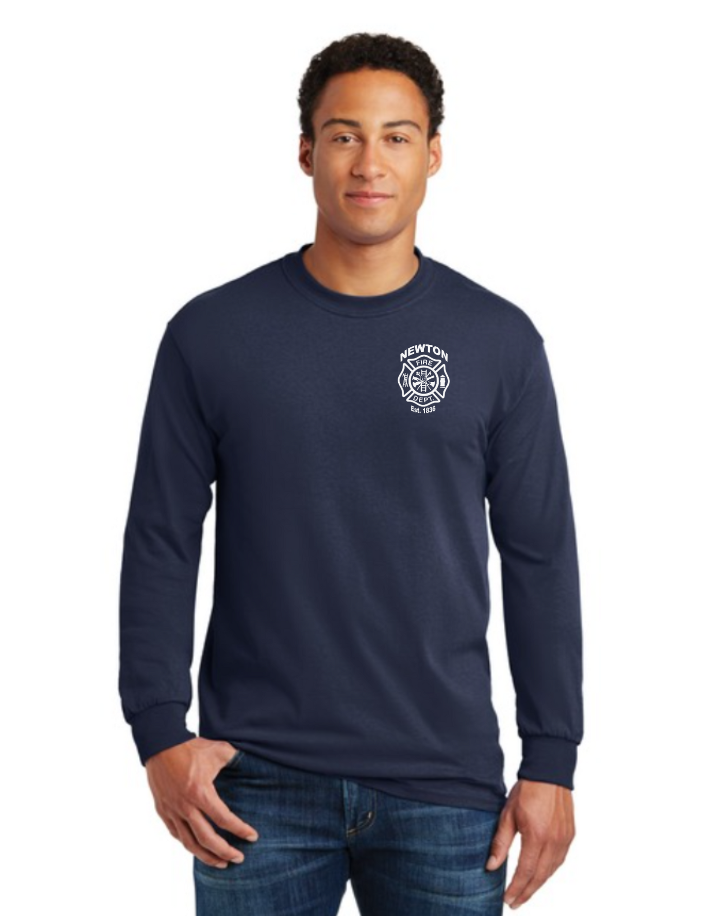 Newton Fire Maltese Cross Long Sleeve Shirt