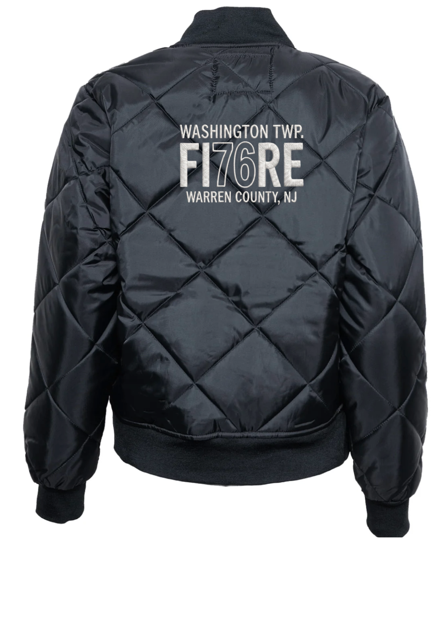 Washington Twp FD Embroidered LADIES FIT DIAMOND QUILT JACKET