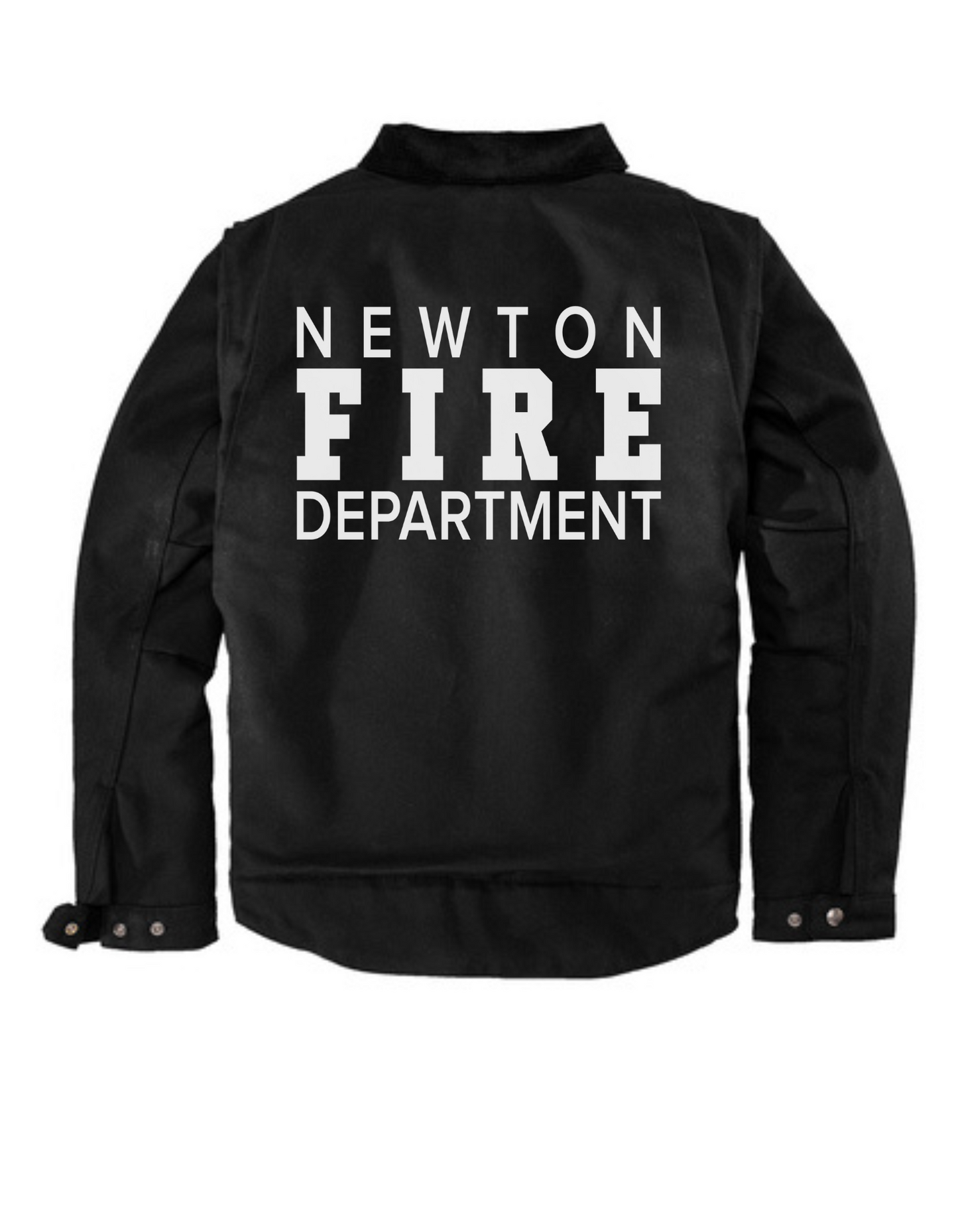 Newton Fire Embroidered Carhartt Duck Detroit Jacket