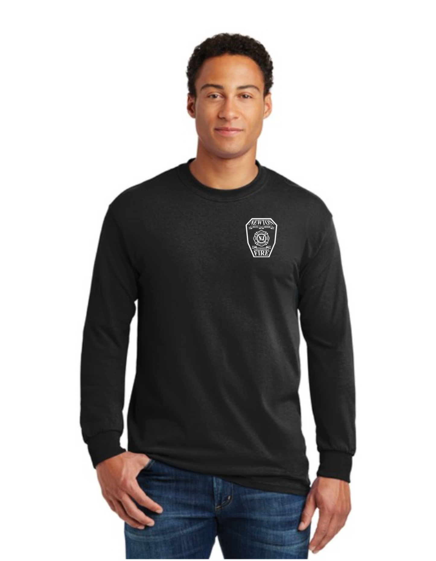 Newton Fire Maltese Cross Long Sleeve Shirt