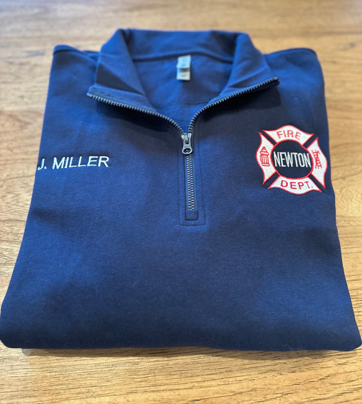 Newton Embroidered Quarter Zip