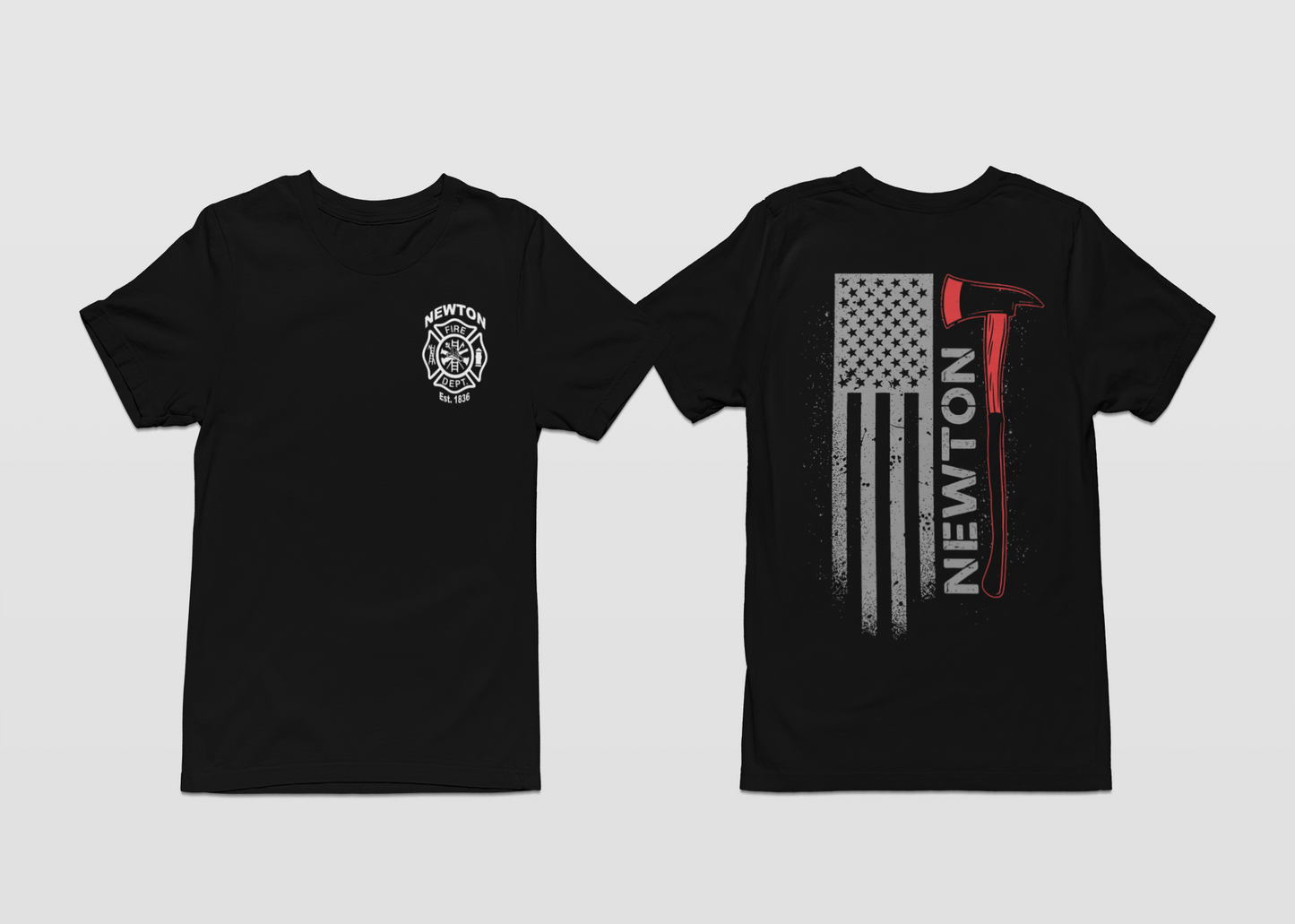 Newton Fire Flag T-Shirt