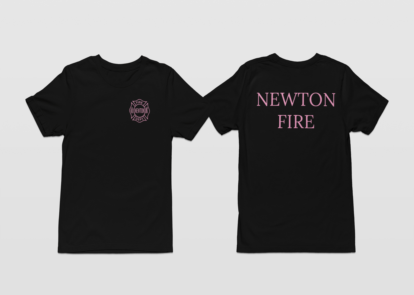 Breast Cancer Awareness Edition: Newton Fire Maltese Cross T-Shirt