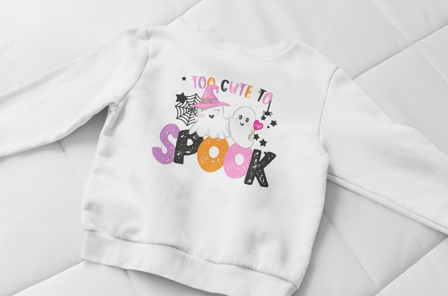 Youth Too Cute to Spook Crewneck