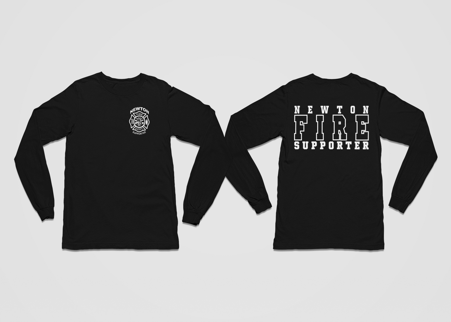 Newton Fire Department Supporter - Long Sleeve T-Shirt