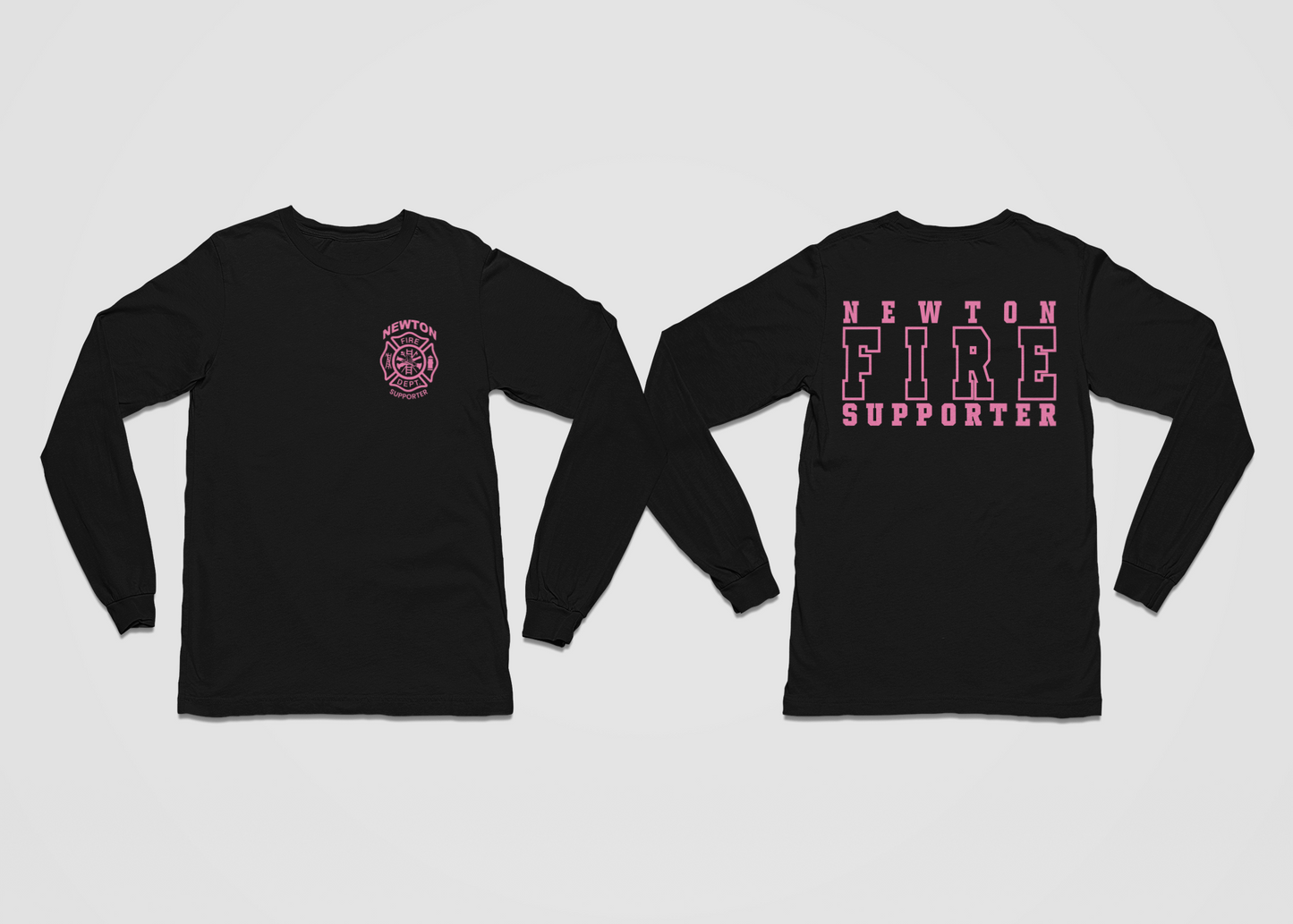 Newton Fire Department Supporter - Long Sleeve T-Shirt