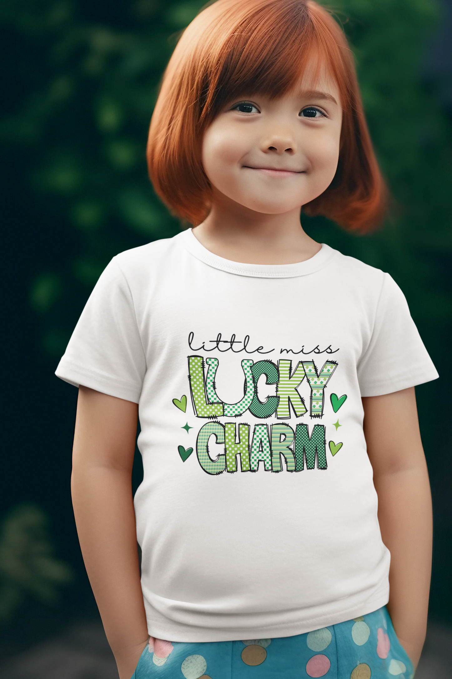 Little Miss Lucky Short Sleeve T-Shirt
