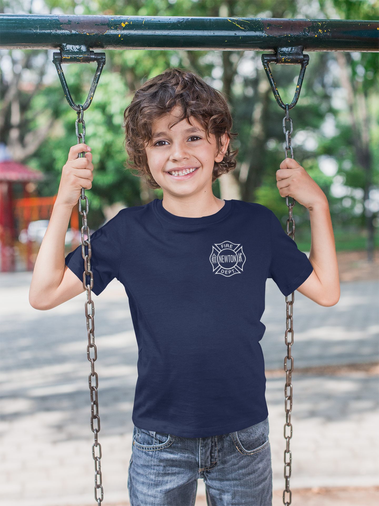 Youth Newton Fire Maltese Cross T-Shirt