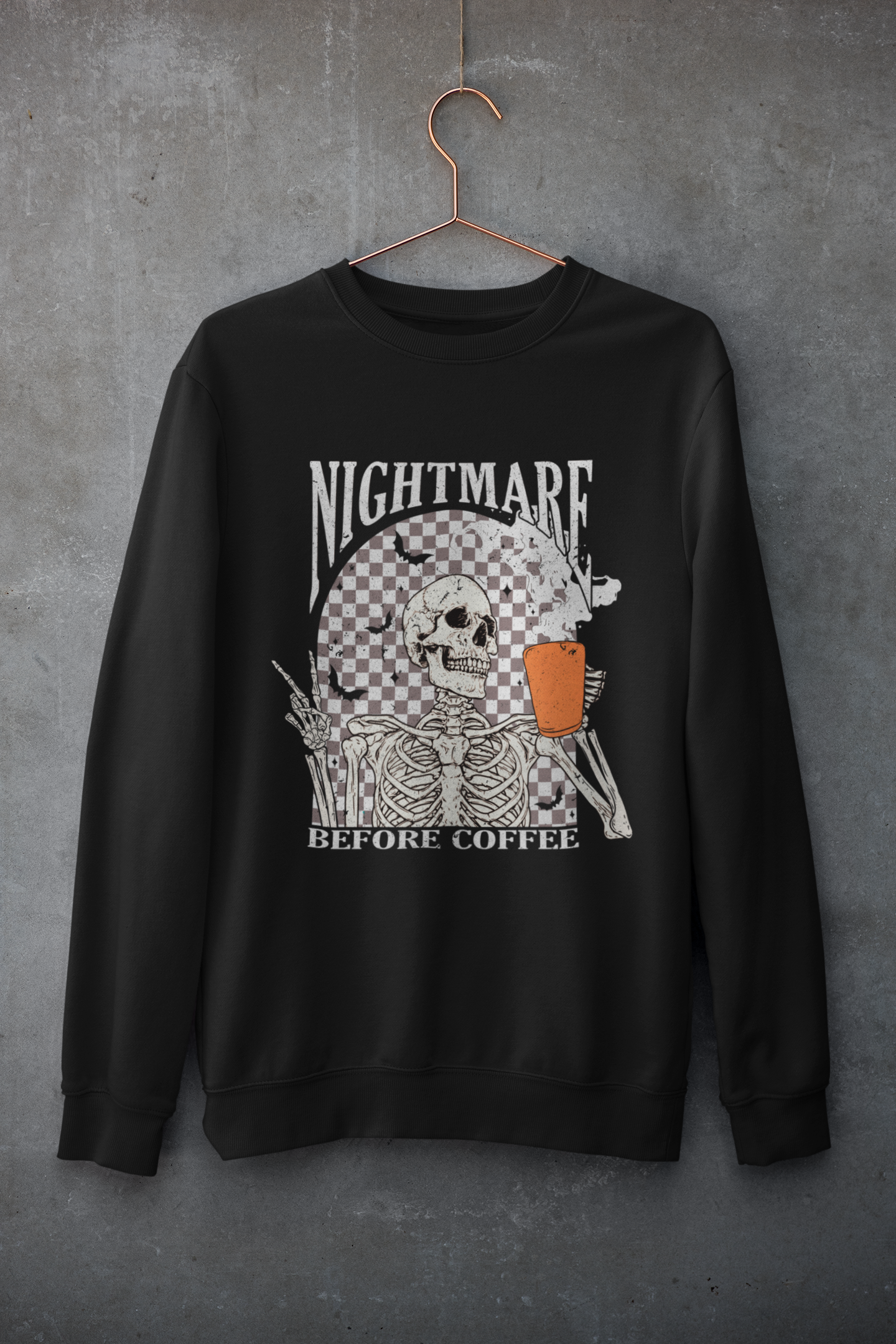 Nightmare Before Coffee Crewneck