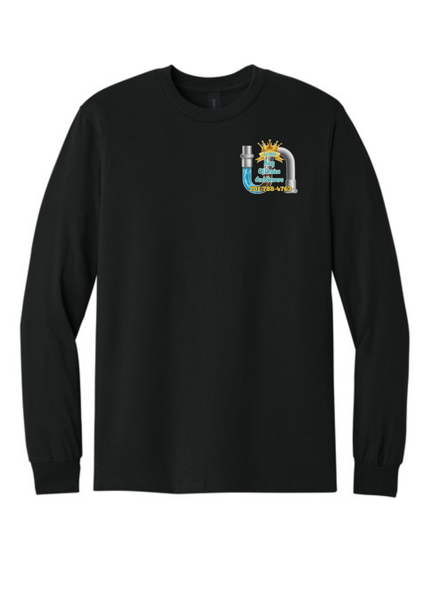 King of Drains and Sewer Long Sleeve T-Shirt