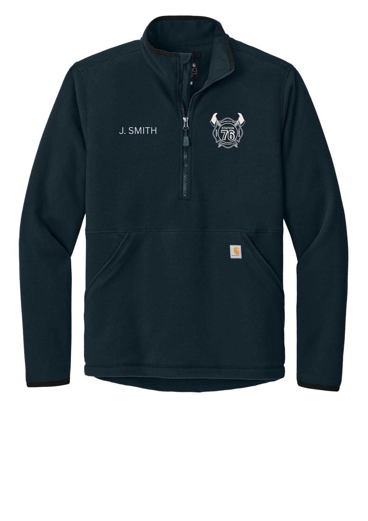 Washington Twp FD Carhartt® Textured 1/2-Zip Fleece Jacket