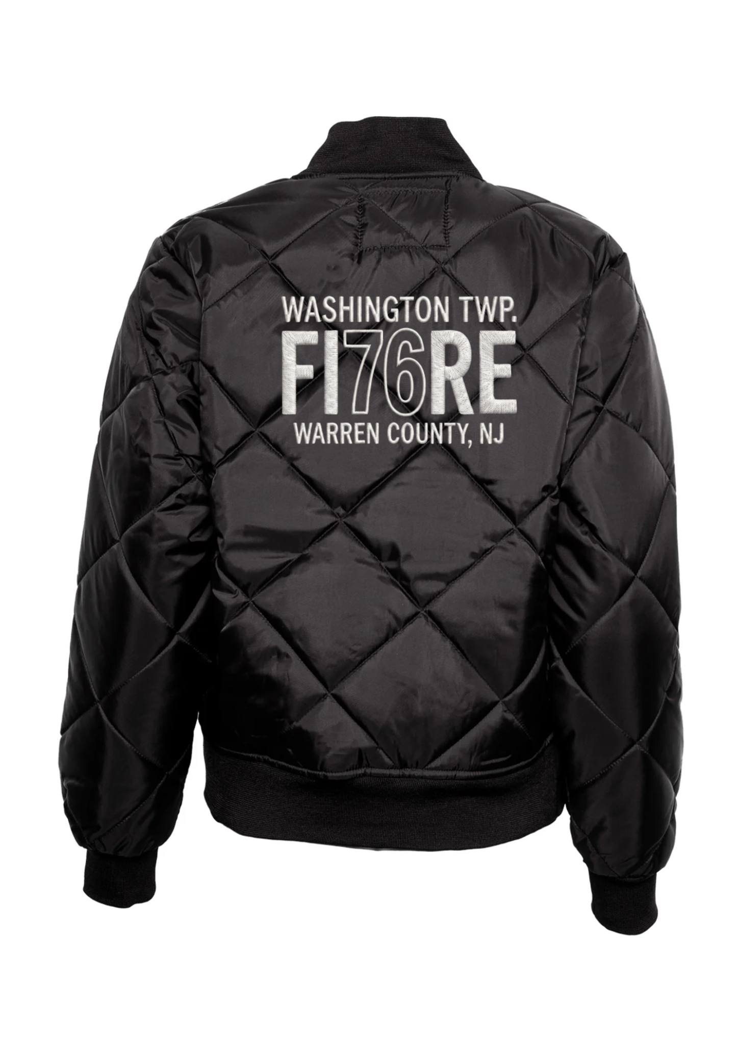 Washington Twp FD Embroidered LADIES FIT DIAMOND QUILT JACKET