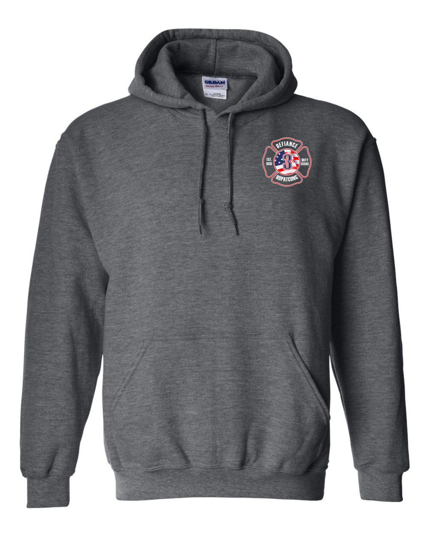Hopatcong Maltese Cross Hooded Sweatshirt