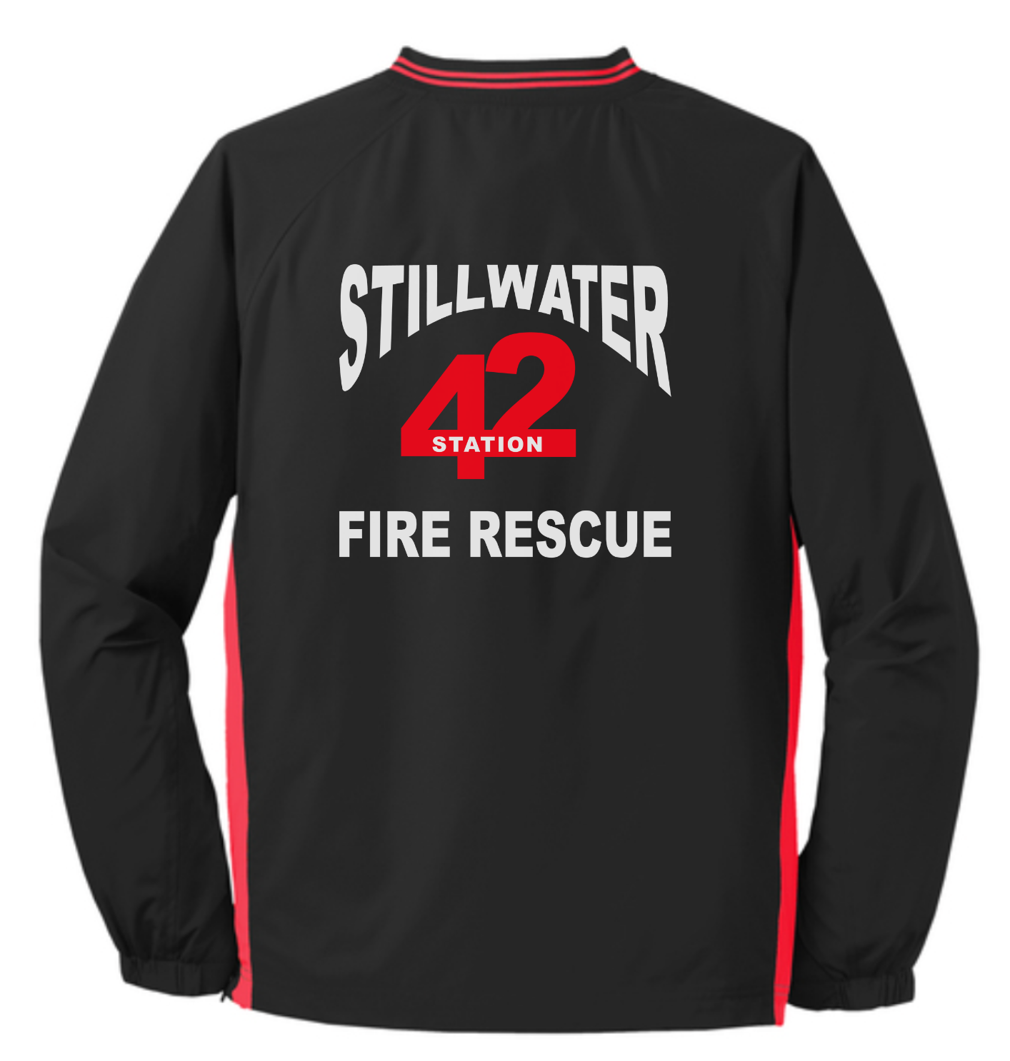 Stillwater Embroidered Sport-Tek® Tipped V-Neck Raglan Wind Shirt