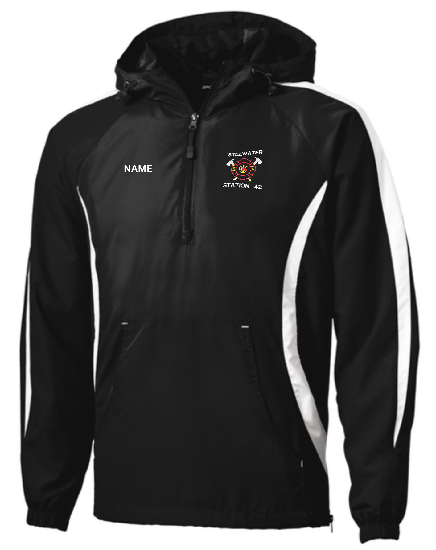 Stillwater Embroidered Sport-Tek® Colorblock Raglan Anorak