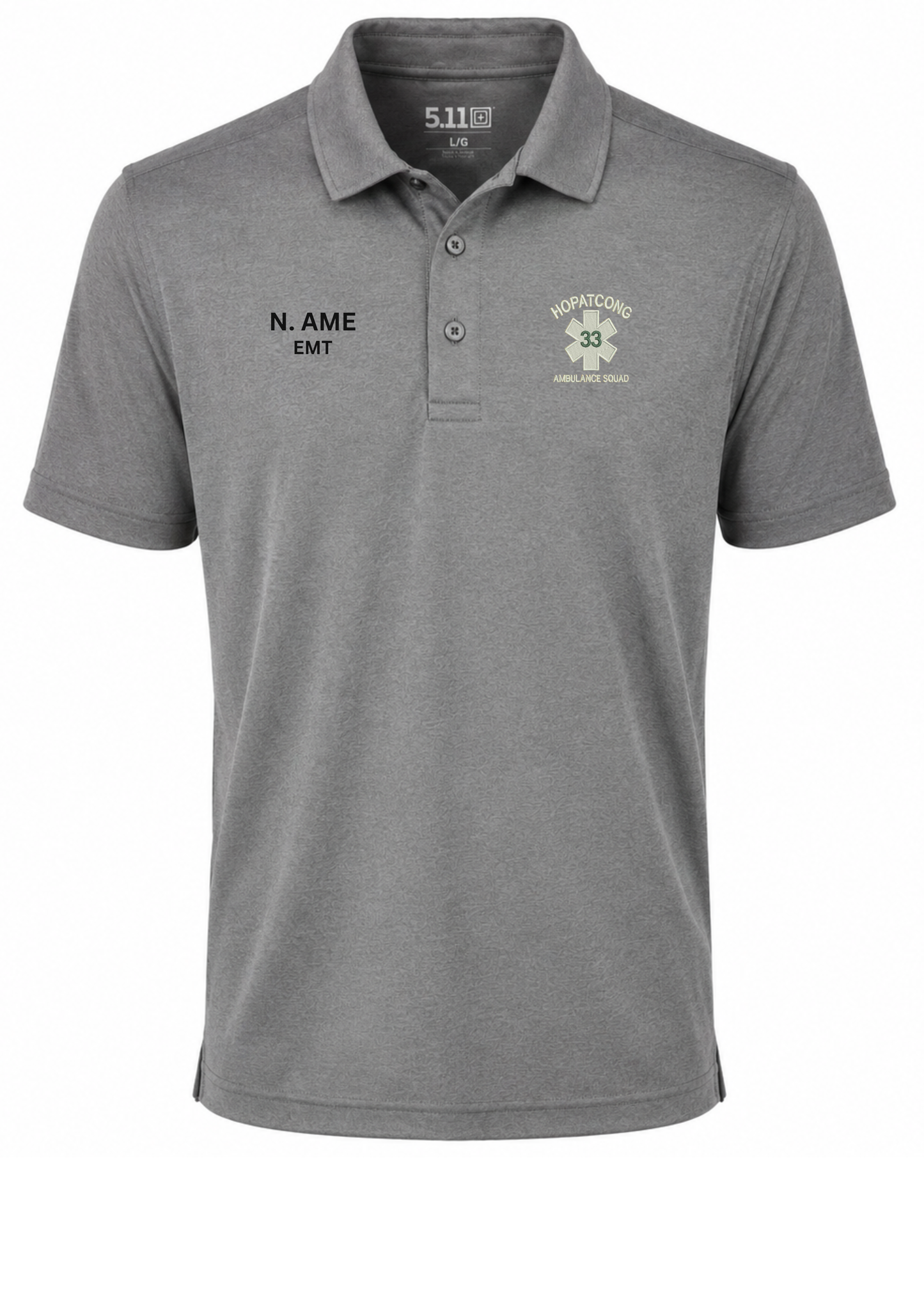 Hopatcong EMS 5.11 Tactical Professional Polo