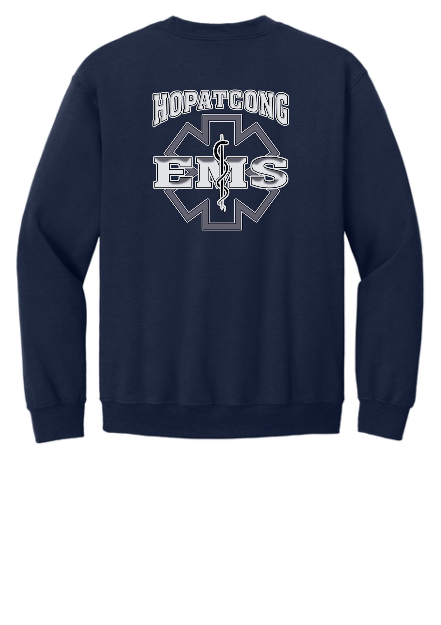 Hopatcong EMS Crewneck Sweatshirt - Maltese Cross Logo