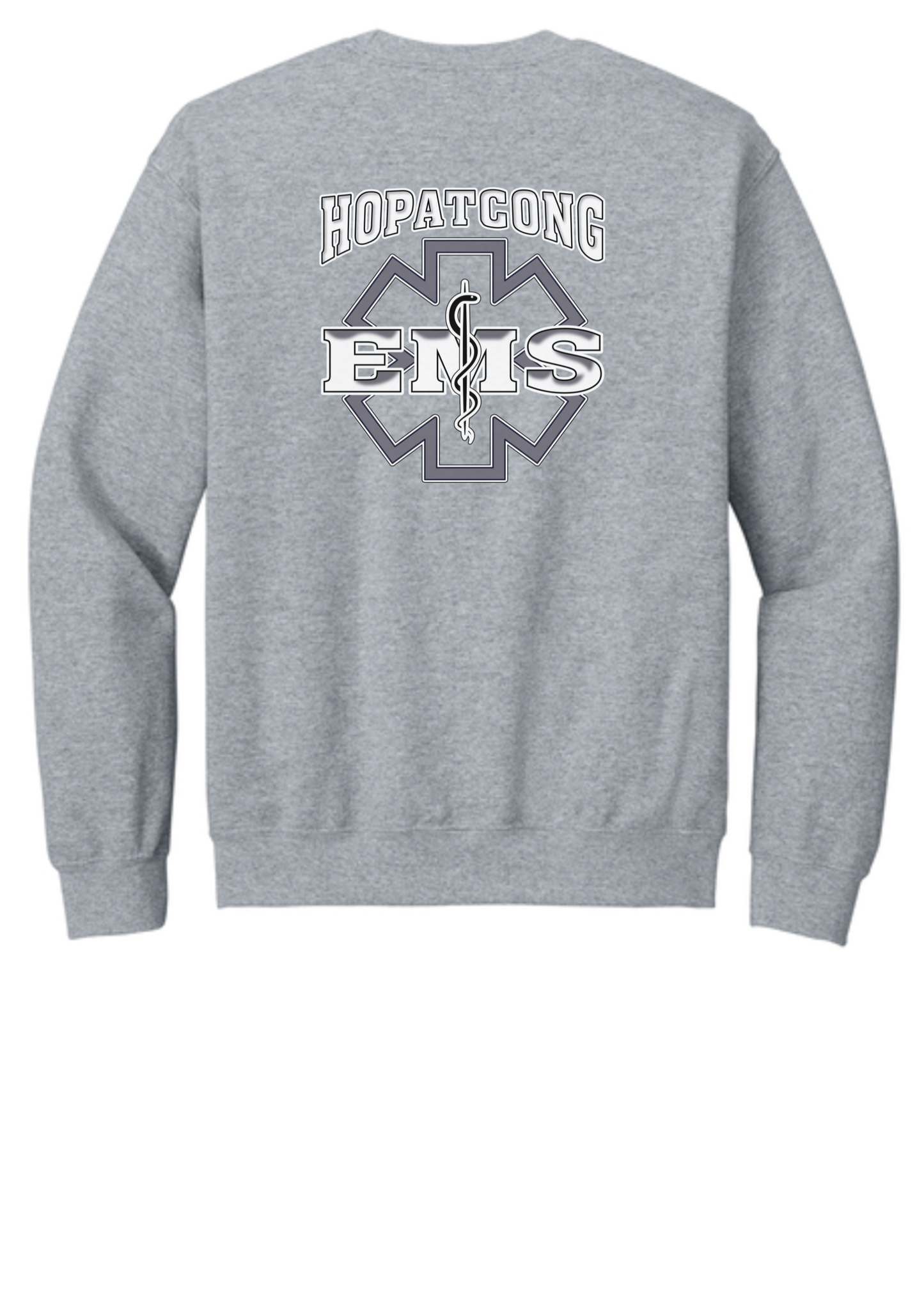 Hopatcong EMS Crewneck Sweatshirt - Maltese Cross Logo