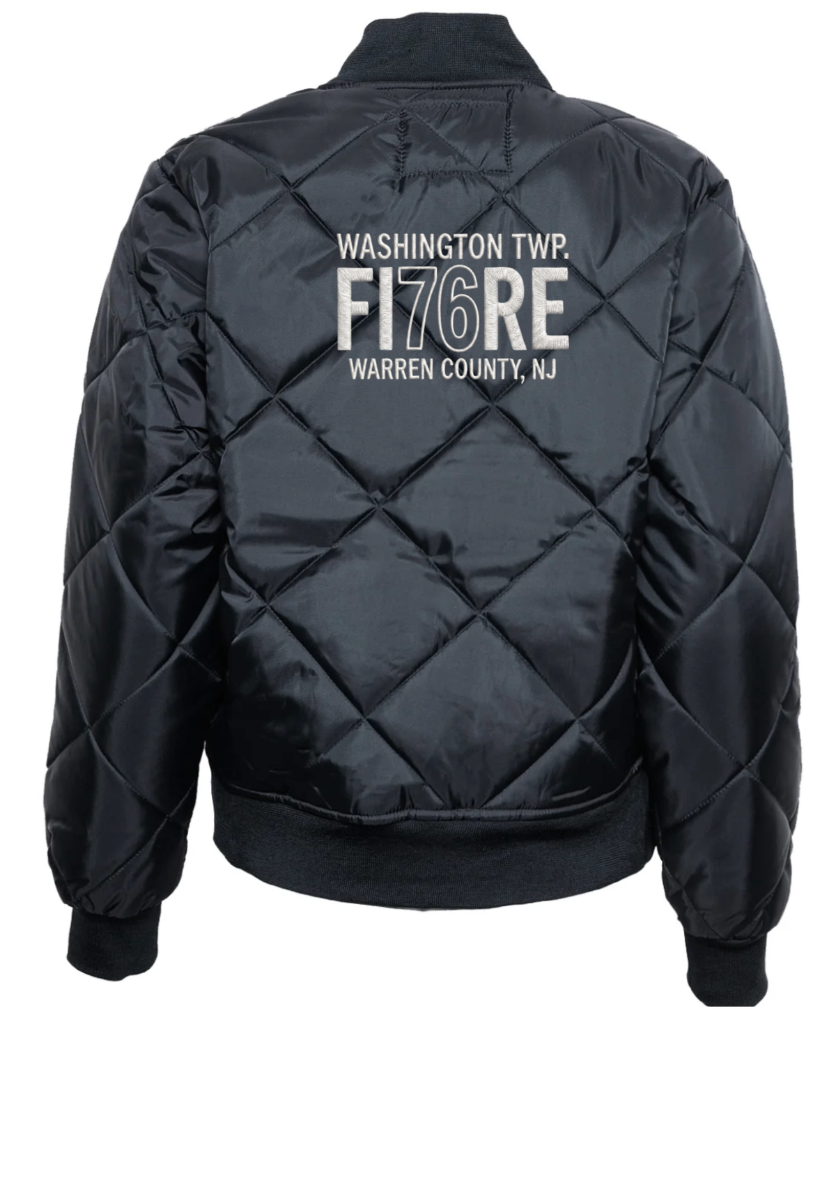 Washington Twp FD Embroidered LADIES FIT DIAMOND QUILT JACKET