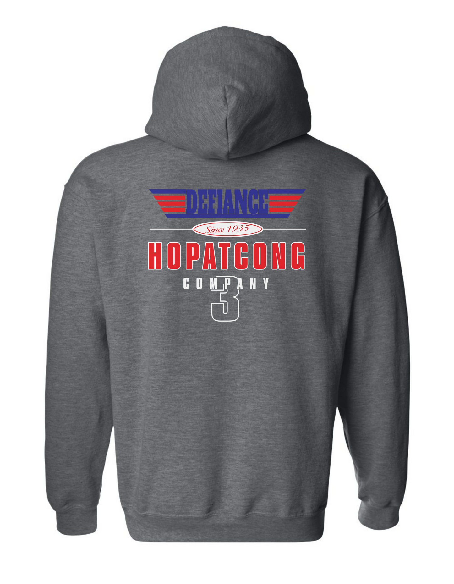 Hopatcong Maltese Cross Hooded Sweatshirt