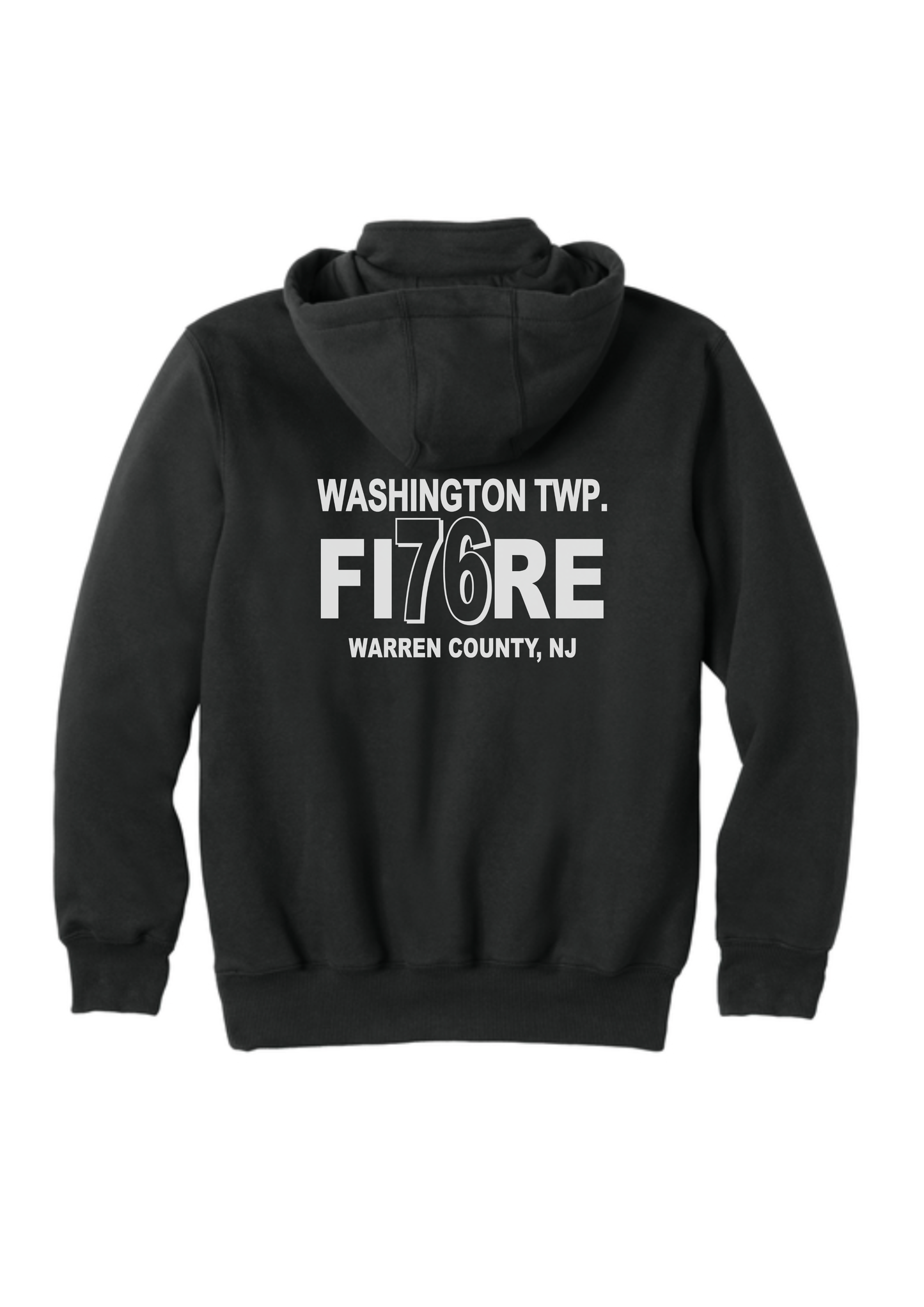 Washington Twp FD Carhartt Rain Defender Paxton Heavyweight Hooded Zip Mock Sweatshirt