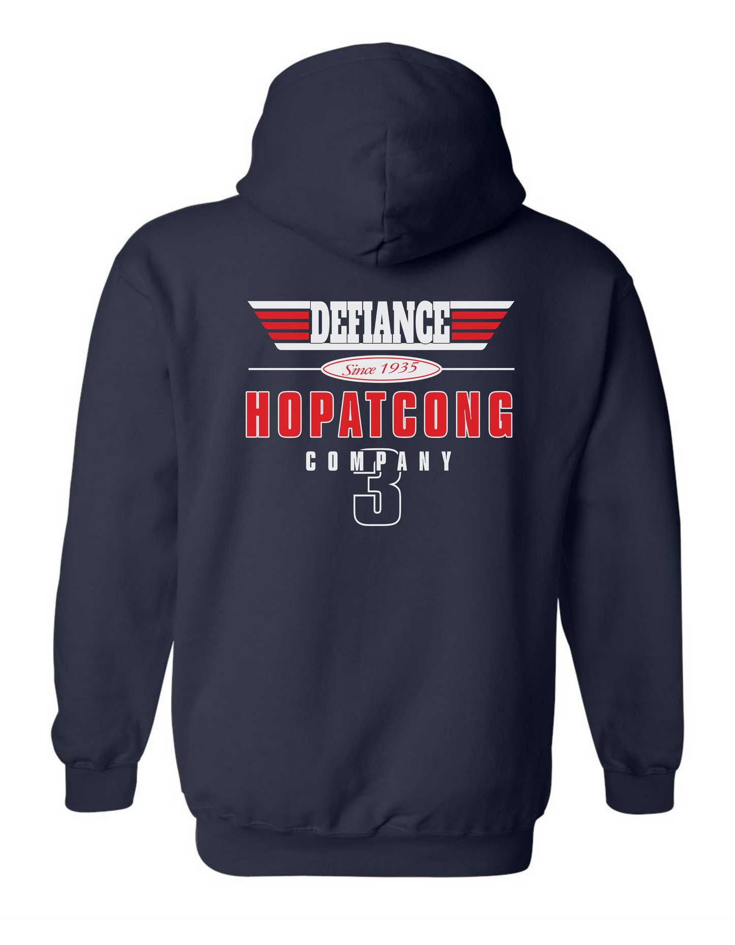 Hopatcong Maltese Cross Hooded Sweatshirt