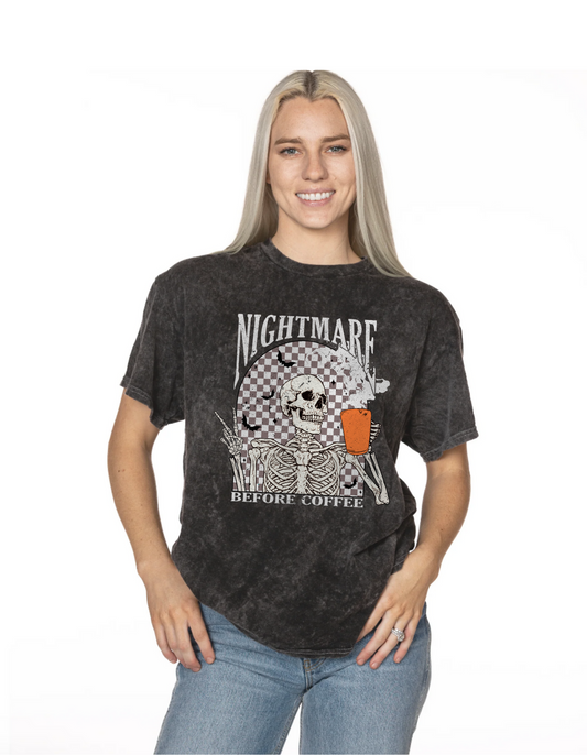 Nightmare Before Coffee Tee