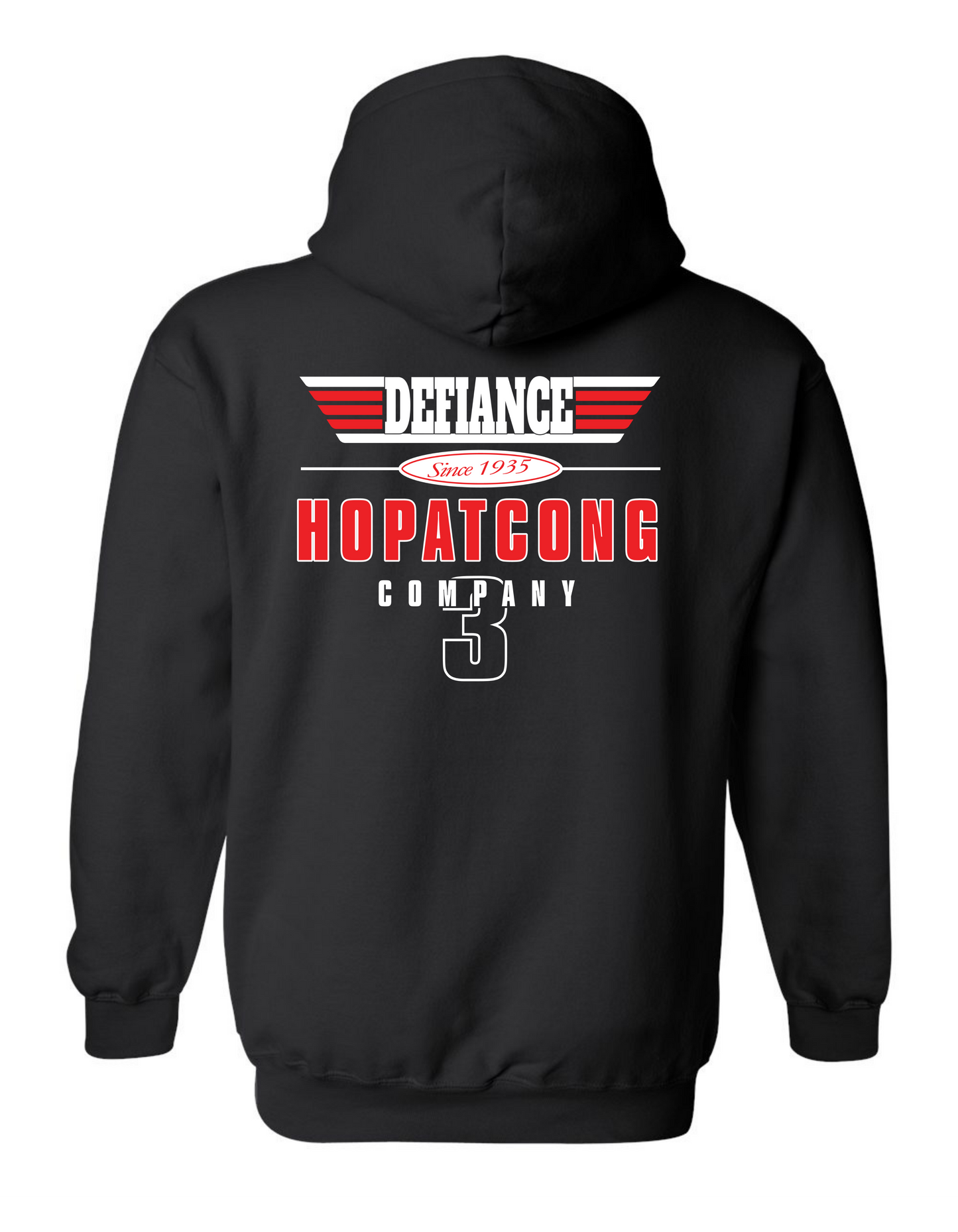 Hopatcong Maltese Cross Hooded Sweatshirt