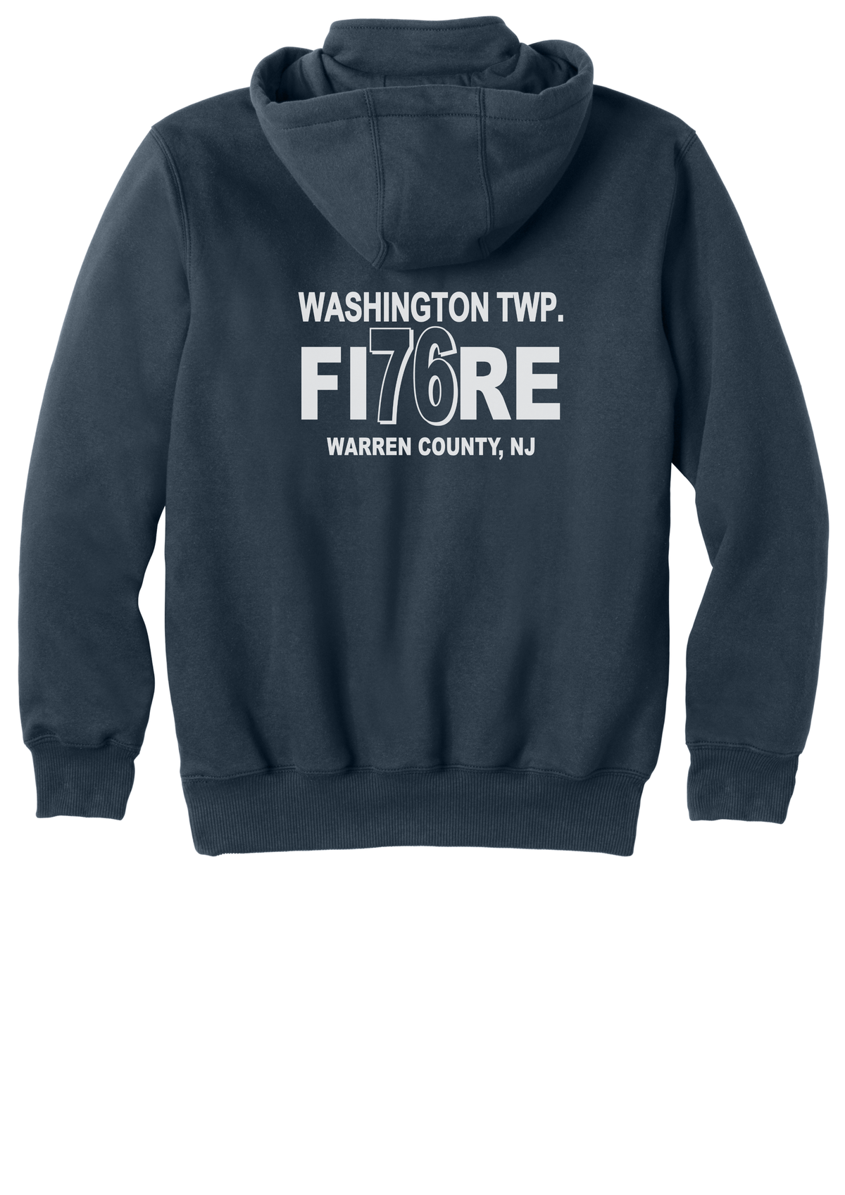 Washington Twp FD Carhartt Rain Defender Paxton Heavyweight Hooded Zip Mock Sweatshirt