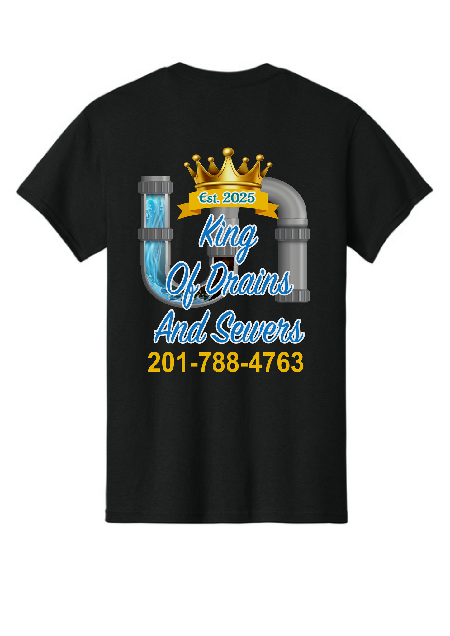 King of Drains and Sewer Short Sleeve T-Shirt