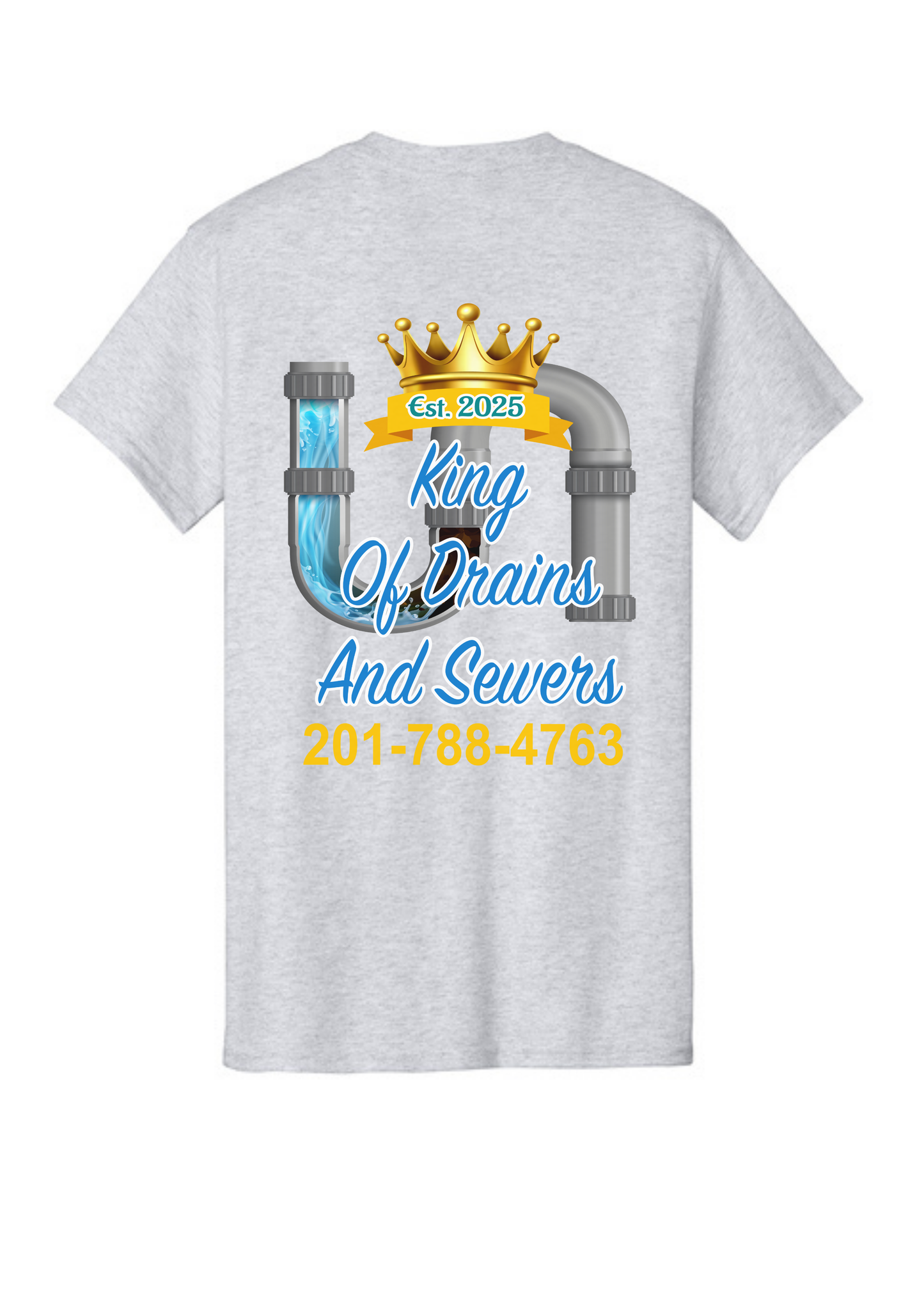 King of Drains and Sewer Short Sleeve T-Shirt