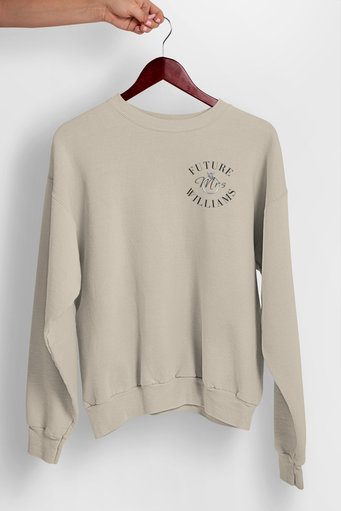 Ring Crewneck With Last Name