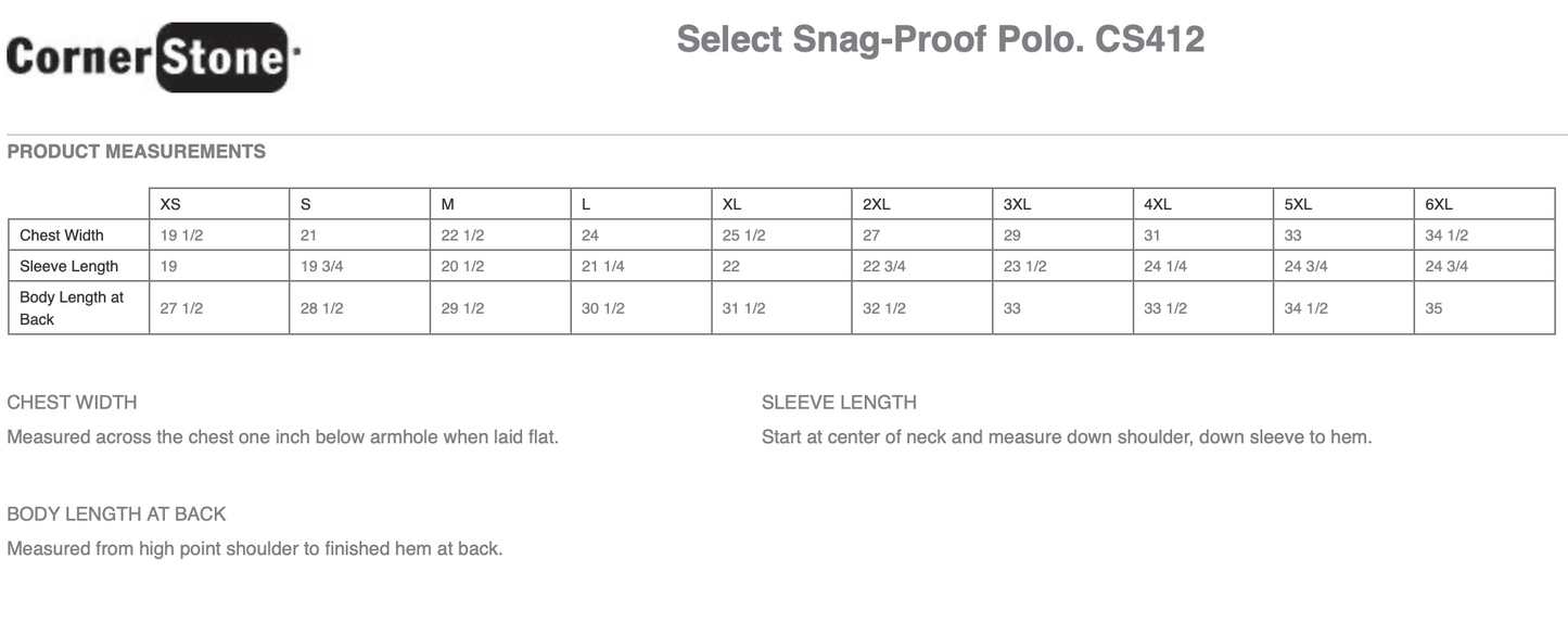 CornerStone Men's Select Snag-Proof Polo