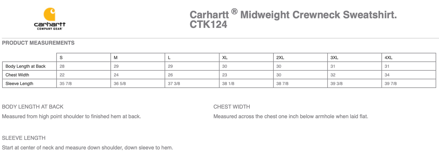 Carhartt Midweight Crewneck Sweatshirt