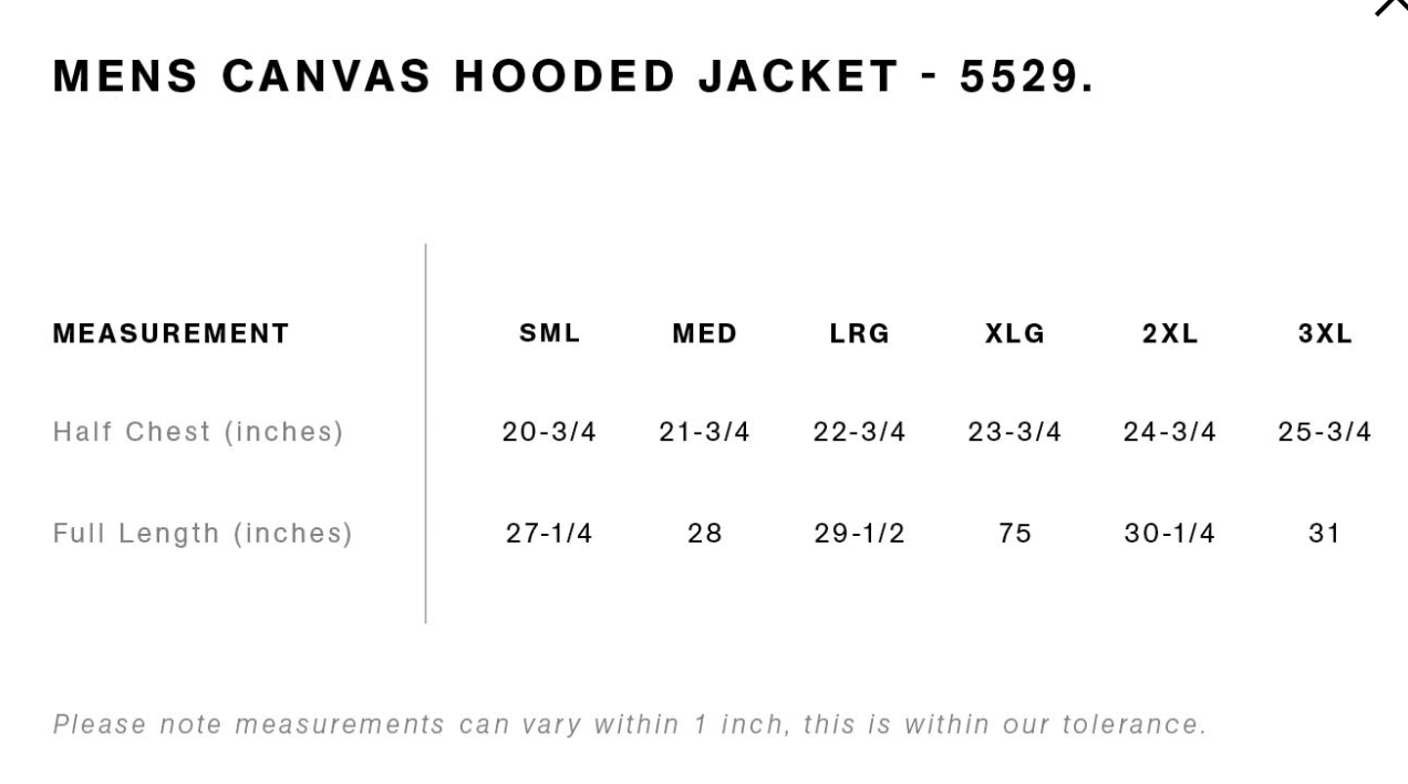 ASCOLOUR Canvas Hooded Jacket