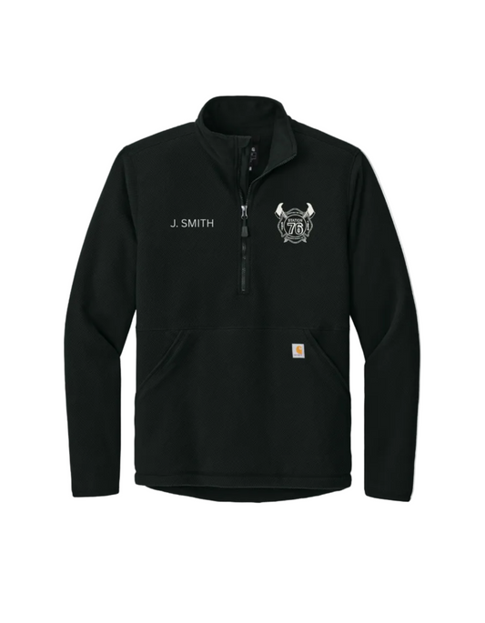 Washington Twp FD Carhartt® Textured 1/2-Zip Fleece Jacket