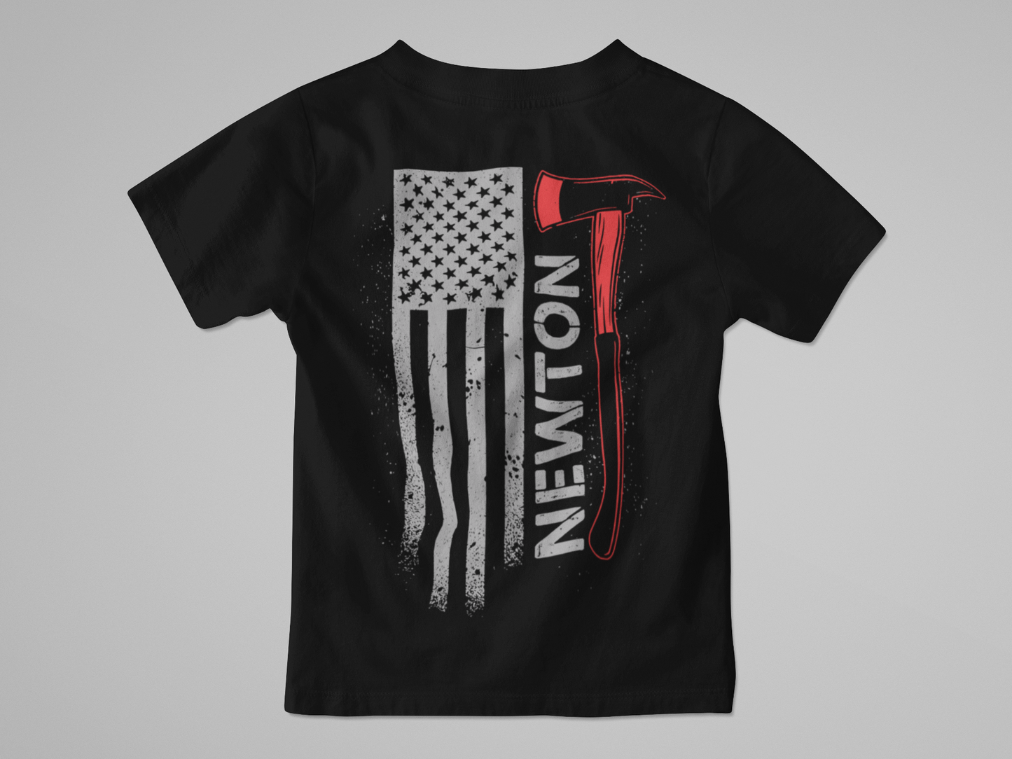 Youth Newton Fire Flag T-Shirt