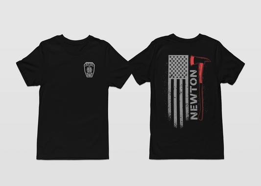 Newton FD Seal With Flag T-Shirt