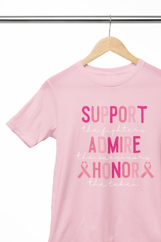 Support Admire Honor BC T-shirt