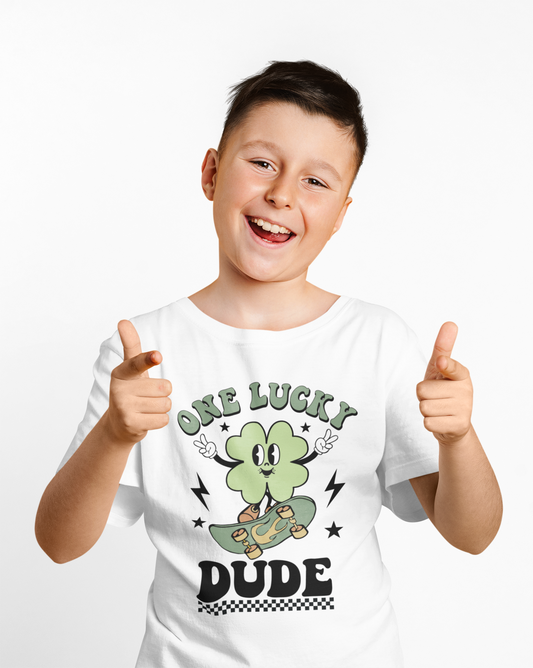 One Lucky Dude Short Sleeve T-Shirt