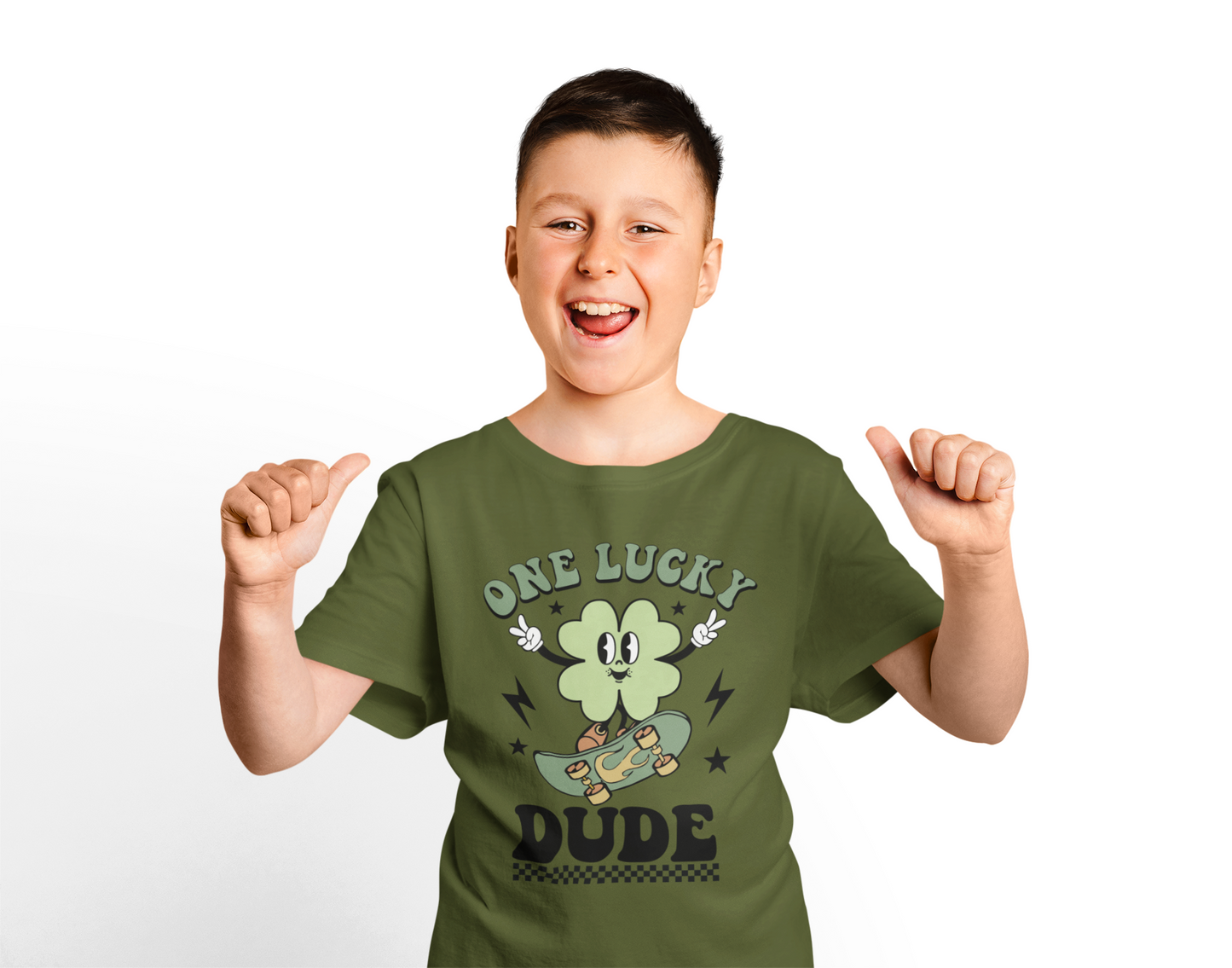 One Lucky Dude Short Sleeve T-Shirt