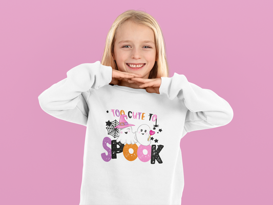Youth Too Cute to Spook Crewneck